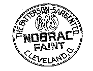 BPS NOBRAC PAINT THE PATTERSON-SARGENT CO. CLEVELAND, O.