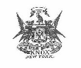 KNOX NEW YORK. MOVEO ET PROFICIO