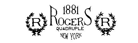 ROGERS 1881 QUADRUPLE NEW YORK R