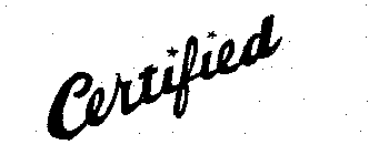 CERTIFIED