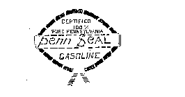 PENN SEAL GASOLINE CERTIFIED 100% PURE PENNSYLVANIA