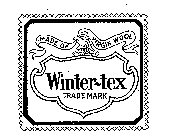 WINTER-TEX MADE OF VIRGIN WOOL