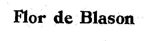 FLOR DE BLASON