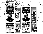 SLOAN'S FAMILY LINIMENT KILLS PAIN DR. EARL S. SLOAN MAT A DOLORES