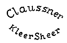 CLAUSSNER KLEERSHEER