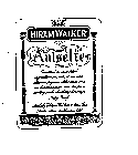 HIRAM WALKER ANISETTE EXCELLENT AS A COCKTAIL INGREDIENT AS WELL AS AN AFTER DINNER LIQUEUR. ALSO USED WITH CARBONATED WATER AND ICE FOR A COOLING AND REFRESHING BEVERAGE MADE AND BOTTLED BY HIRAM WAL