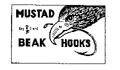 MUSTAD KEY BRAND BEAK HOOKS