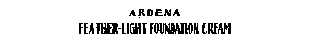 ARDENA FEATHER-LIGHT FOUNDATION CREAM