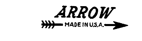 ARROW MADE IN U.S.A.