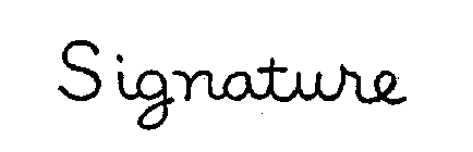 SIGNATURE