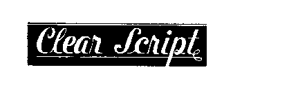 CLEAR SCRIPT