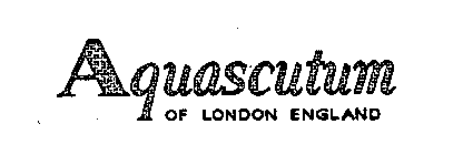 AQUASCUTUM OF LONDON ENGLAND