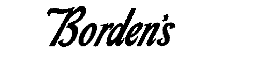 BORDEN'S