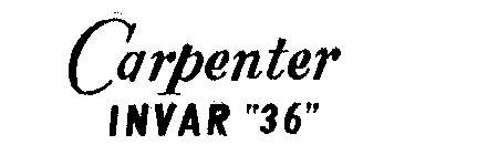 CARPENTER INVAR 