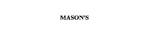 MASON'S