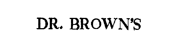 DR. BROWN'S