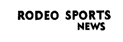 RODEO SPORTS NEWS