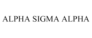 ALPHA SIGMA ALPHA