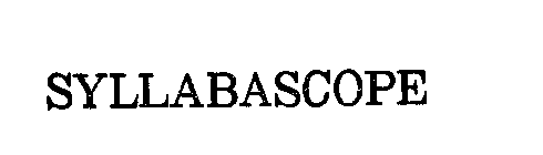 SYLLABASCOPE