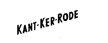 KANT-KER-RODE