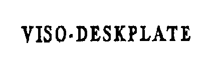 VISO-DESKPLATE