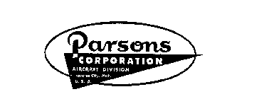 PARSONS CORPORATION AIRCRAFT DIVISION TRAVERSE CITY, MICH. U.S.A.