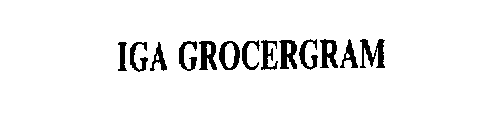 IGA GROCERGRAM