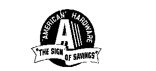 AMERICAN HARDWARE A 