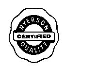 RYERSON CERTIFIED QUALITY