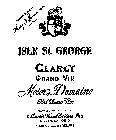 ISLE ST GEORGE PERSONALLY SELECTED BY HENRY O. SONNEMAN WINE MASTER CLARET GRAND VIN MEIER'S DOMAINE RED DINNER WINE PRODUCED AND BOTTLED BY MEIER'S WINE CELLERS INC. SILVERTON, OHIO ALCOHOL 12% BY VO