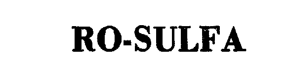 RO-SULFA