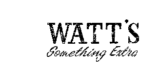 WATT'S SOMETHING EXTRA