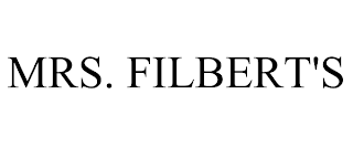 MRS. FILBERT'S