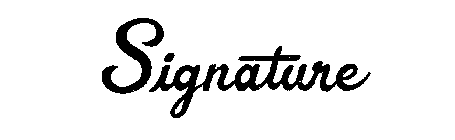 SIGNATURE