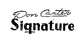 DON CARTER SIGNATURE