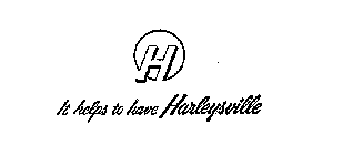 H IT HELPS TO HAVE HARLEYSVILLE