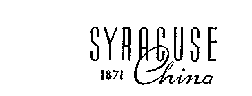 SYRACUSE CHINA 1871