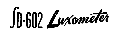 SD-602 LUXOMETER