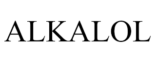 ALKALOL