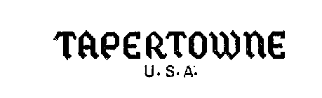 TAPERTOWNE U.S.A.