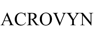 ACROVYN