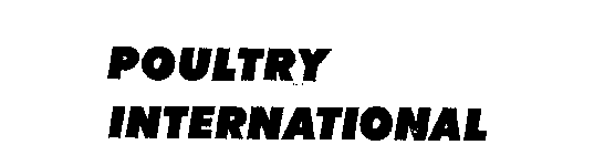 POULTRY INTERNATIONAL