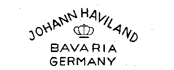 JOHANN HAVILAND BAVARIA GERMANY