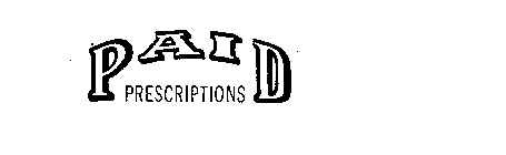 PAID PRESCRIPTIONS