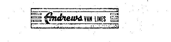 ANDREWS VAN LINES