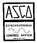 ASCO SYNCHROPOWER CONTROL SYSTEM AUTOMATIC SWITCH CO.