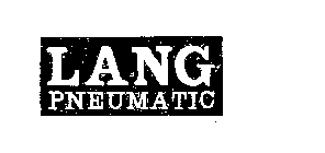 LANG PNEUMATIC