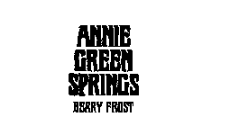 ANNIE GREEN SPRINGS BERRY FROST