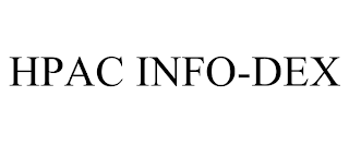 HPAC INFO-DEX