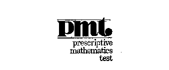 PMT PRESCRIPTIVE MATHEMATICS TEST